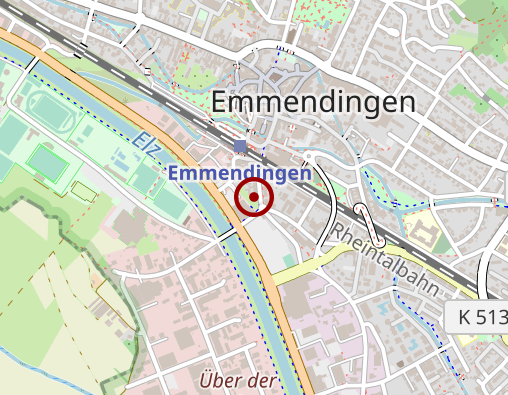 Karte: Häufle-Rhein und Thilo