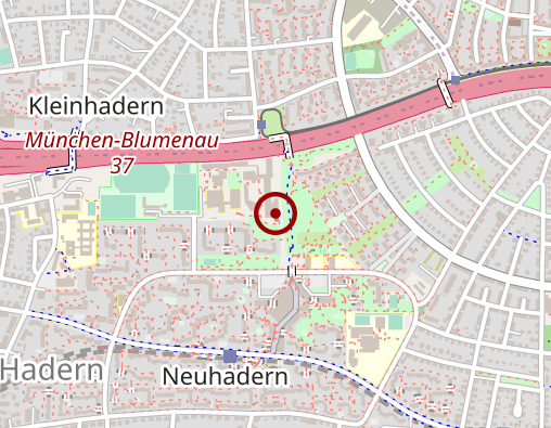 Karte: Augustinum Pflegedienst München-Neufriedenheim