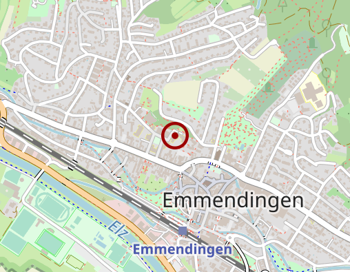 Karte: Metzger-Gutjahr-Stiftung e.V Wohnen und Pflege im Zentrum von Emmendingen stationäre Pflegeeinrichtung