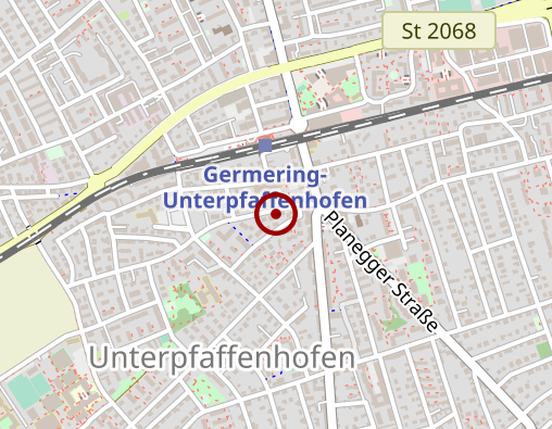 Karte: Bestattungsinstitut Hanrieder GmbH