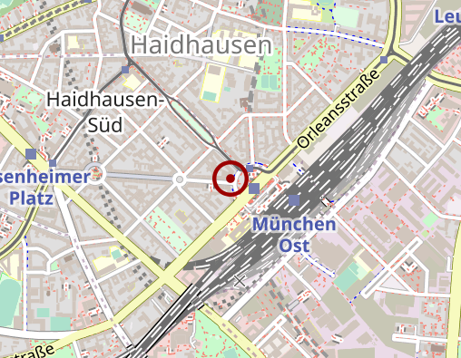 Karte: Body Up Diva Ostbahnhof