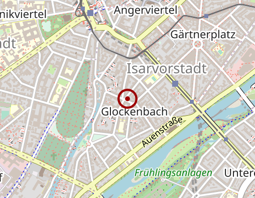 Karte: Hausbesuchspraxis am Glockenbach Margit Adele Volk