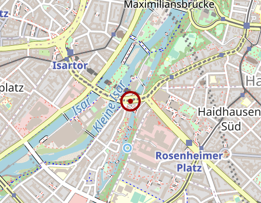 Karte: Mohren-Apotheke am Gasteig