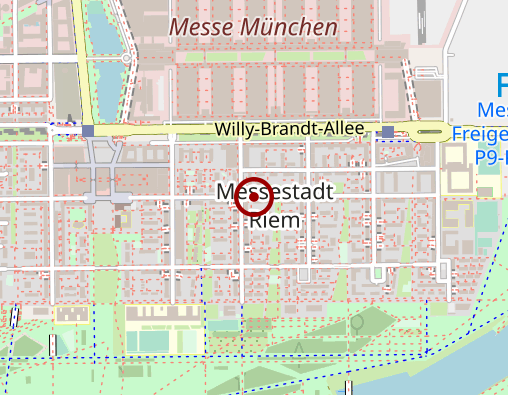 Karte: Physio in der Messestadt