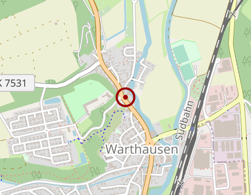 Karte: Wohn- und Pflegezentrum Schlosspark Warthausen Senovum GmbH