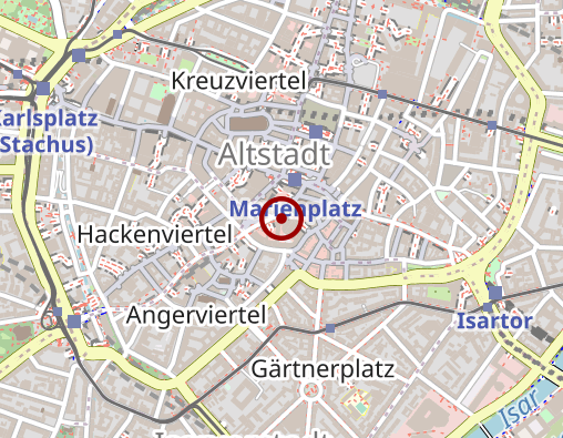 Karte: Diabeteszentrum am Marienplatz