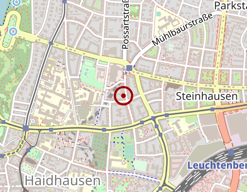 Karte: Krankengymnastik Praxis am Prinzregentenplatz Kuhlmann