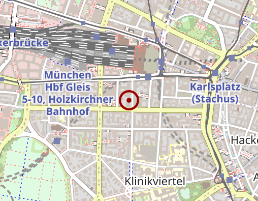 Karte: Pädagogisches Institut, Zentraler Schulpsychologischer Dienst