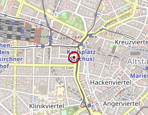 Karte: Therapienetz Essstörung e.V. Beratungsstelle & Therapienetz