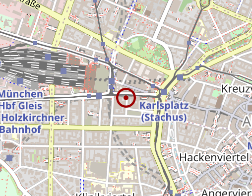 Karte: Ahorn-Apotheke im Zentrum