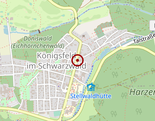 Karte: Betreuungsgruppe Königsfeld