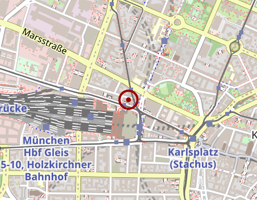 Karte: Body Up Diva Hauptbahnhof