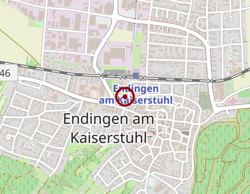 Karte: Wohlfühlpraxis Endingen