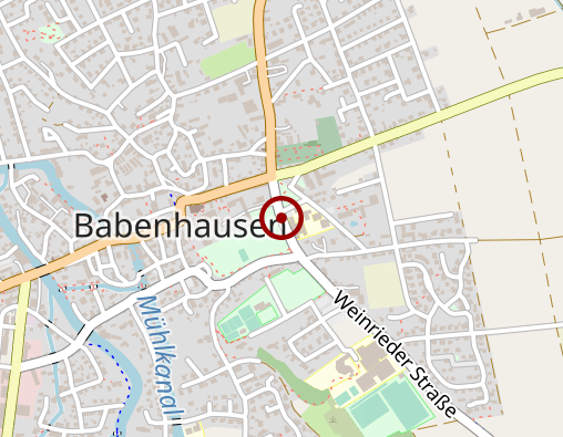 Karte: Seniorenzentrum und Ambulante Krankenpflege Babenhausen GmbH