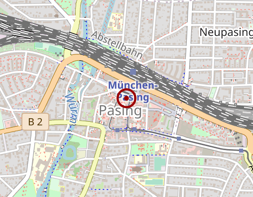 Karte: Marksteiner Praxis F. Physiotherapie Osteopathie Susanne