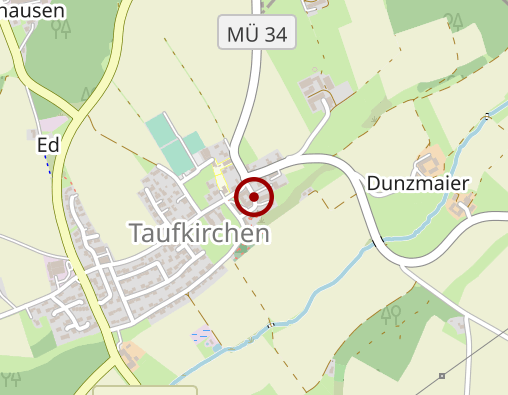 Karte: Caritas Sozialstation Mühldorf/Waldkraiburg