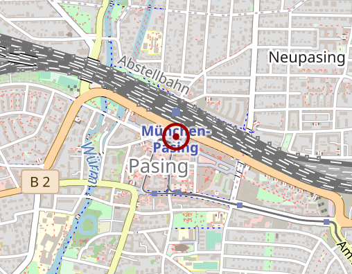 Karte: Saniplus Apotheke Pasing