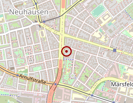 Karte: Innere Mission München e.V. Therapeutische Wohngemeinschaft Barellistraße