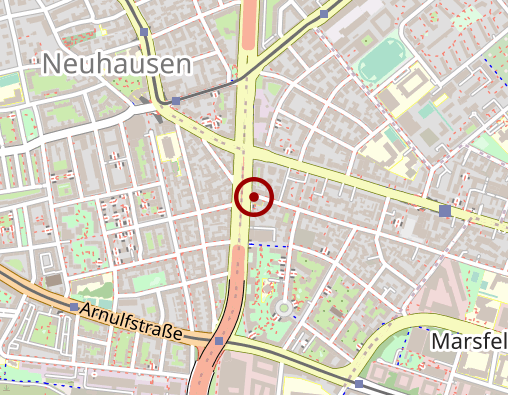 Karte: Innere Mission München e.V. Therapeutische Wohngemeinschaft Barellistraße