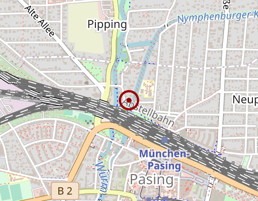 Karte: Bayerisches Rotes Kreuz Kreisverband München