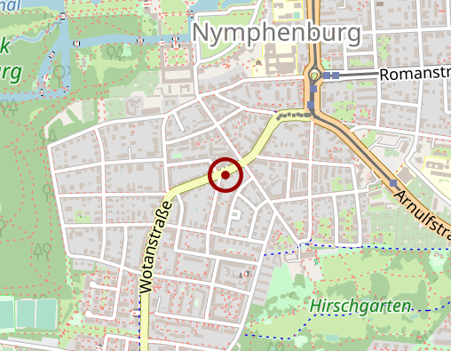 Karte: Hirschgarten-Apotheke