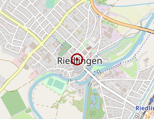 Karte: Seniorengenossenschaft Riedlingen e.V. Tagespflege Rösslegasse Demenzpflege