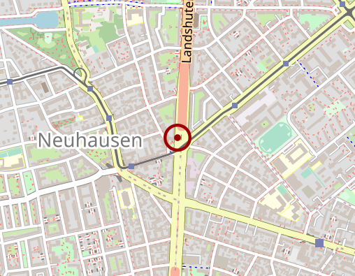 Karte: Physiotherapie am Rotkreuzplatz Inh. Buhl Florian