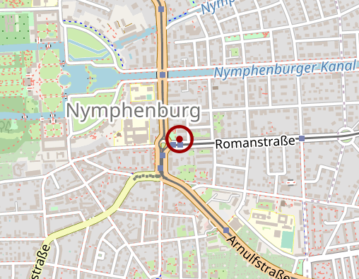 Karte: Nymphenburger-Apotheke