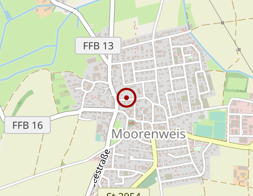 Karte: Krankenpflege und Nachbarschaftshilfe Moorenweis e.V.
