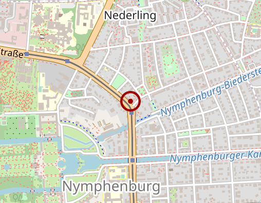 Karte: Gemeinschaftszentrum Integriertes Wohnen der Inneren Mission München Herr Becker