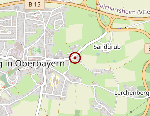 Karte: Bestattungshilfe Riedl GmbH