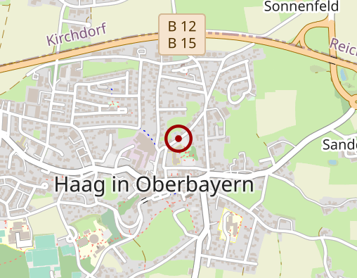 Karte: Kreiskliniken des Landkreises Mühldorf a. Inn GmbH - Klinik Haag