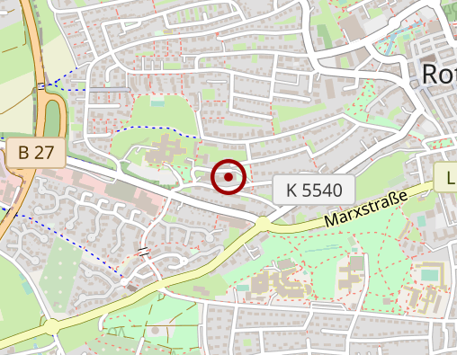 Karte: "Alzheimer Betreuungsgruppe" DRK KV Rottweil