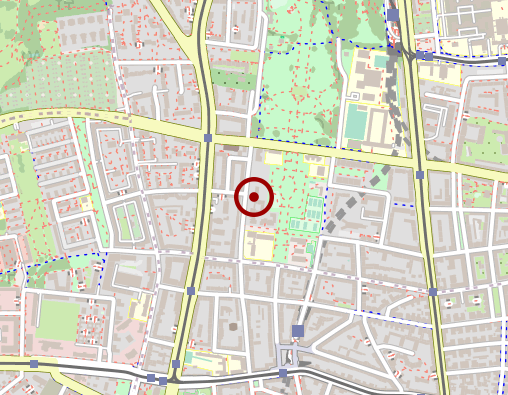 Karte: Caritas Sozialstation München Mitte