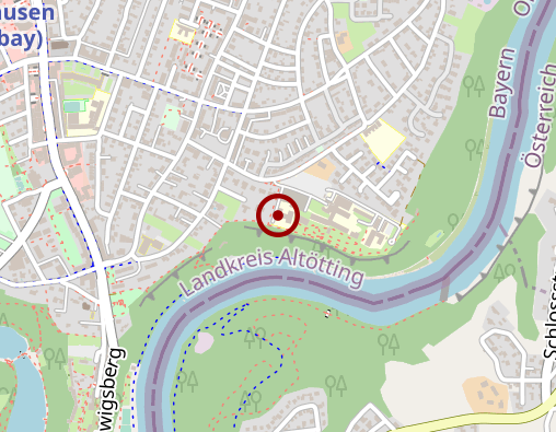 Karte: ZesS Zentrum für stationäre Schwerstpflege Burghausen