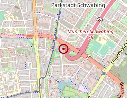 Karte: Praxis am Münchner Tor, Osteopathie, Physiotherapie, Krankengymnastik