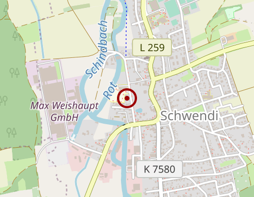 Karte: Mobile Krankenpflege ASB Schwendi GmbH