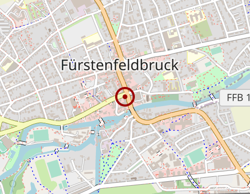 Karte: Caritas-Zentrum Fürstenfeldbruck Sozialstation