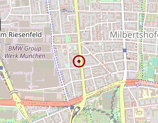 Karte: PhysioTeam Milbertshofen