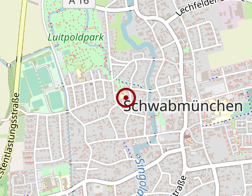 Karte: Ulrichswerkstätte Schwabmünchen