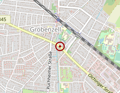 Karte: Betreutes Wohnen am Gröbenbach