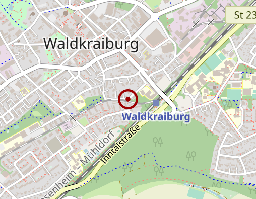 Karte: Sozialtherapeutische Einrichtung in Waldkraiburg