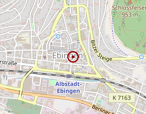 Karte: Psychologische Beratungsstelle d. ev. u. kath. Kirche Eltern-, Jugend-, Ehe- u. Lebensberatung