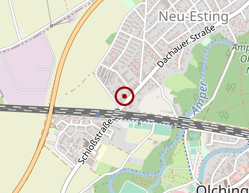 Karte: Amperapotheke am Bahnhof Esting