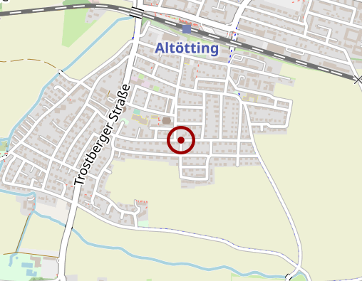 Karte: Familienentlastender Dienst Offene Behindertenarbeit Altötting