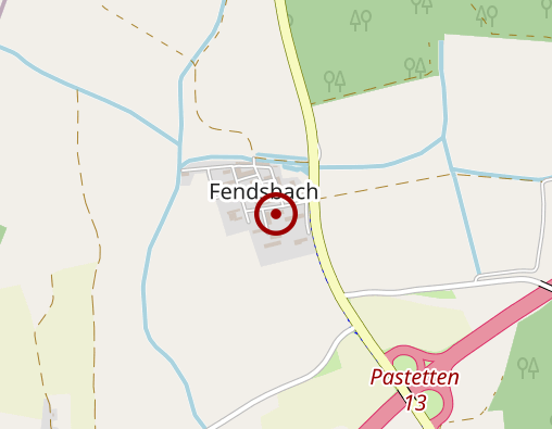 Karte: Kath. Jugendfürsorge e.V. Fendsbacher Hof