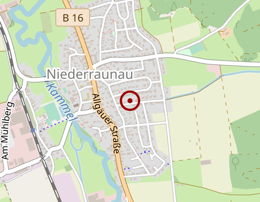 Karte: Lebenshilfe für geistig Behinderte Frühförderung Memmingen