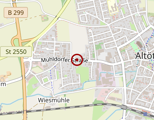 Karte: BRK Seniorenzentrum Altötting Tagespflege