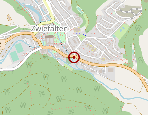 Karte: Wochenendgruppe Zwiefalten für Erwachsene mit Behinderung - VSP Verein für Sozialpsychiatrie e. V.