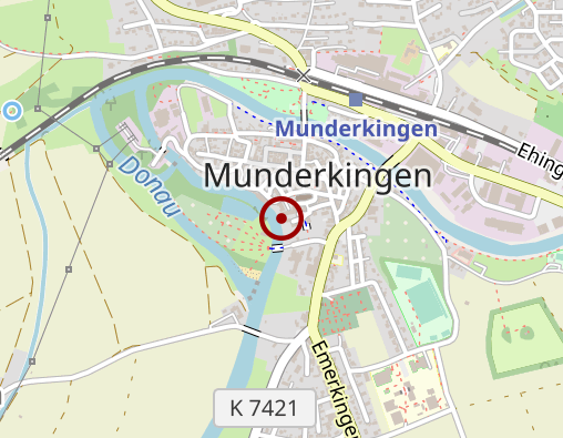 Karte: Sozialstation Raum Munderkingen